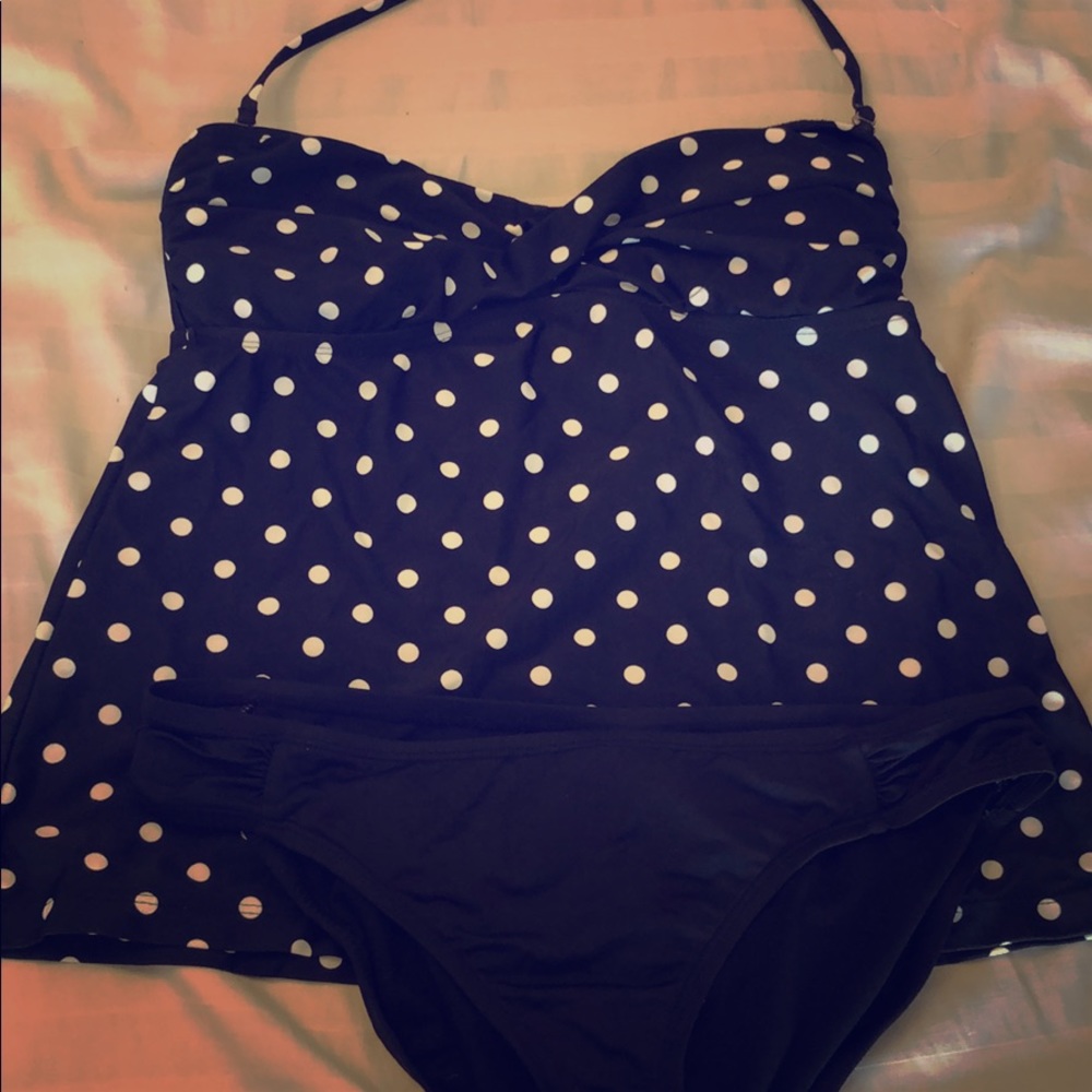 Polka Dot Tankini Set